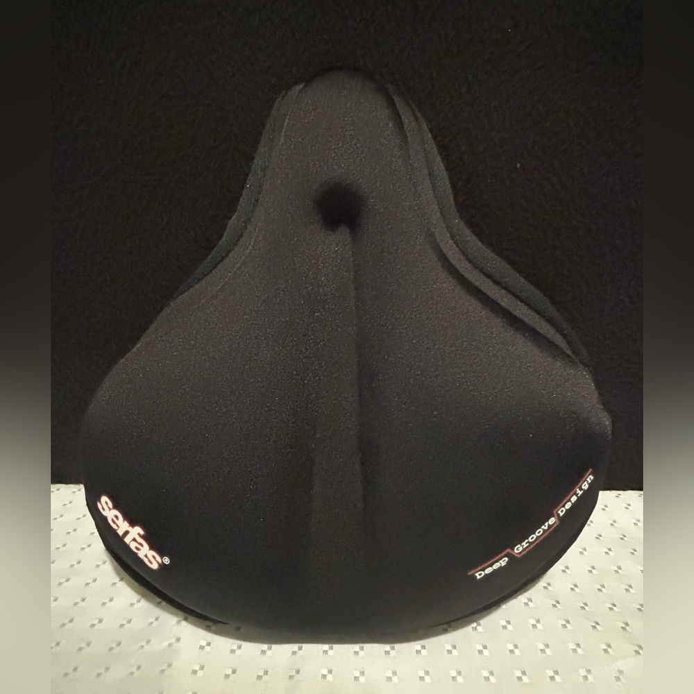 Serfas Saddle Exerciser Pad (Extra Large – 304 x 298 mm) w/ Lycra Cover